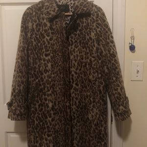 J Crew Leopard Coat